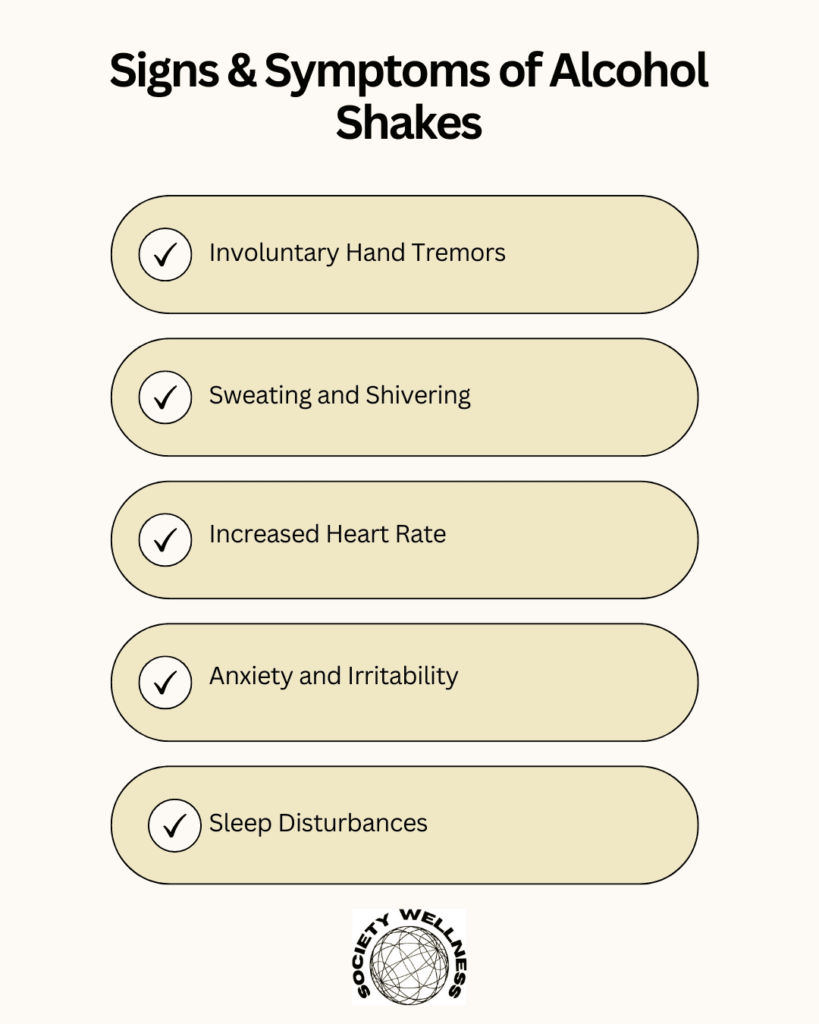 Signs & Symptoms of Alcohol Shakes