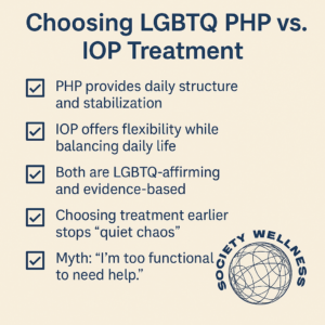 Which One Is Right From LGBTQ PHP vs IOP Treatment