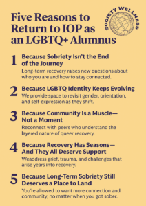 LGBTQ+ IOP Reasons