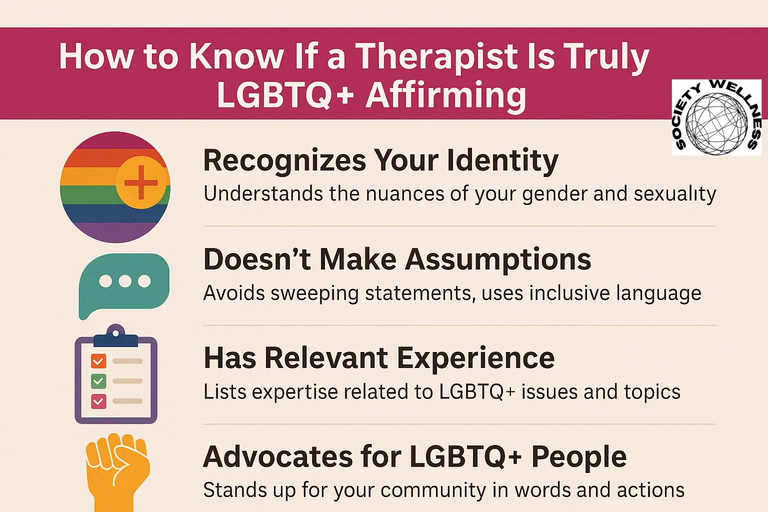 How to Know If Your Therapist Is Truly LGBTQ+ Affirming